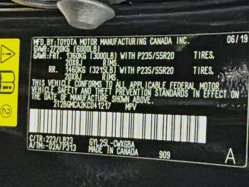 Used 2019 Lexus RX 450h AWD image 12