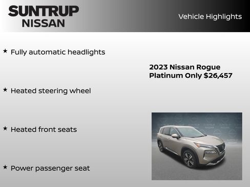Certified 2023 Nissan Rogue Platinum w/ Platinum Premium Package AWD/4WD image 24