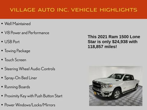 Used 2021 RAM 1500 Lone Star image 7