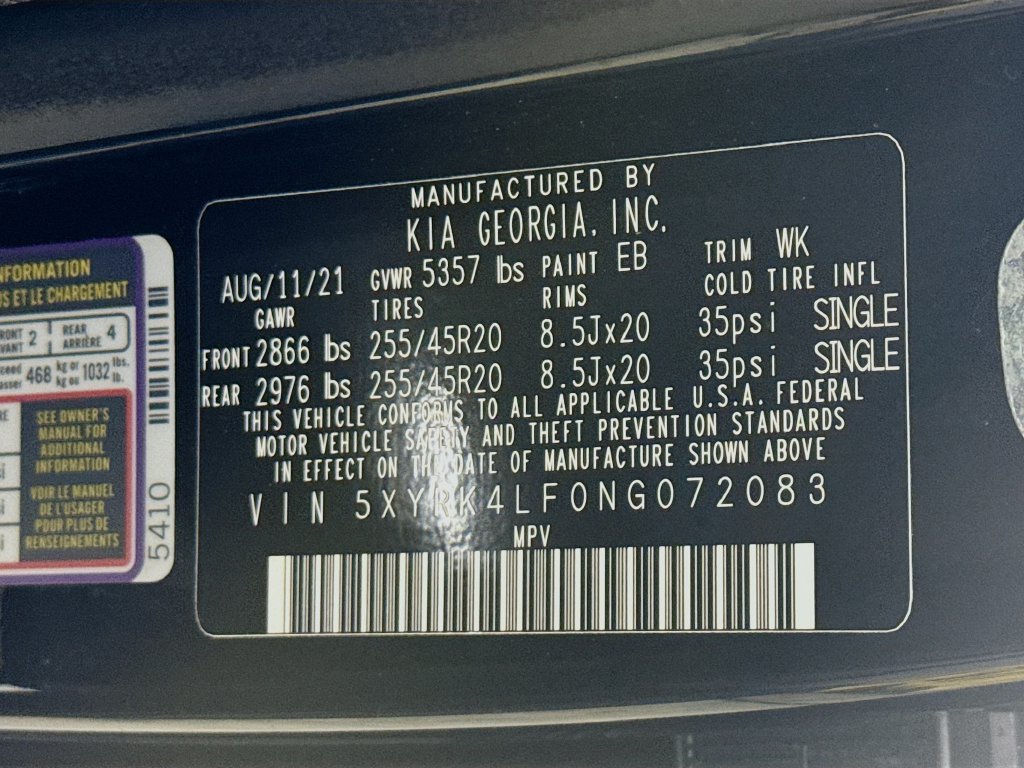 Used 2022 Kia Sorento SX FWD image 35