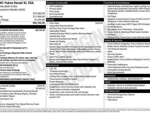 Used 2019 GMC Yukon XL Denali w/ Denali Ultimate Package image 33