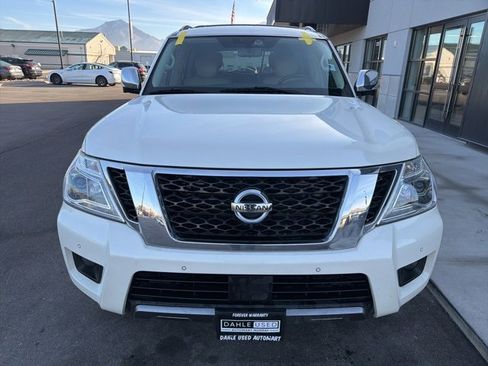 Used 2019 Nissan Armada Platinum w/ Captain's Chairs Package image 2