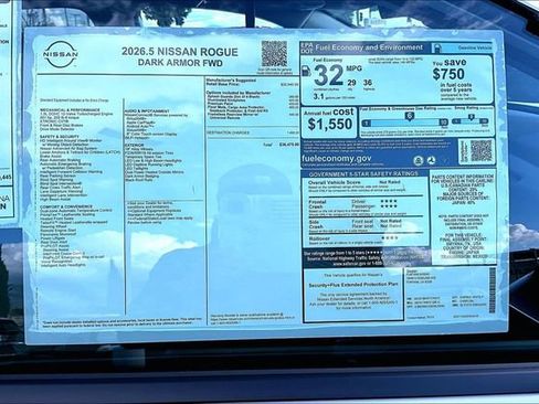 New 2026 Nissan Rogue SV image 14