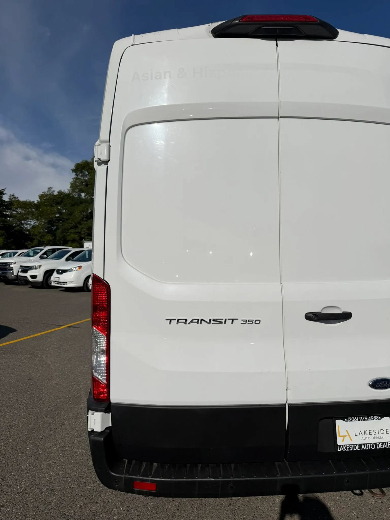 Used 2021 Ford Transit 350 148 High Roof Extended w/ Load Area Protection Package RWD image 14
