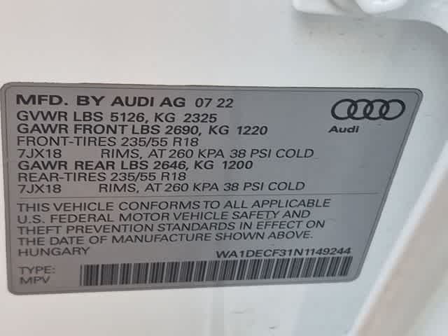 Used 2022 Audi Q3 2.0T Premium AWD/4WD image 35