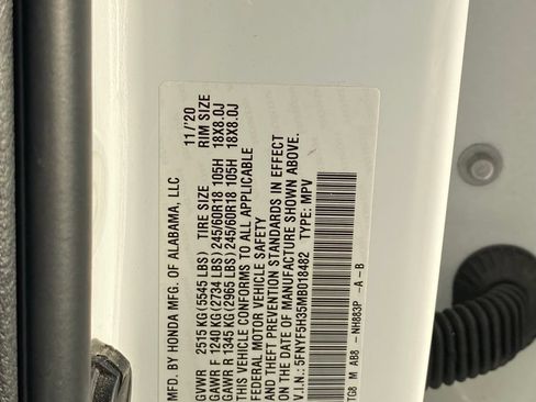 Used 2021 Honda Pilot EX image 13