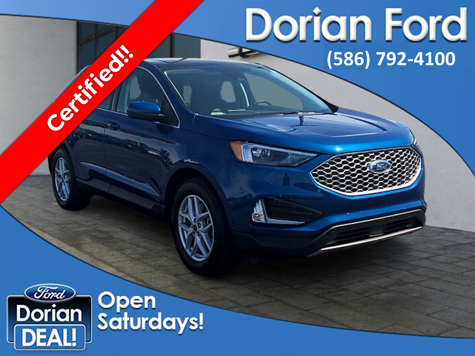 Certified 2023 Ford Edge SEL w/ Convenience Package AWD/4WD image 1