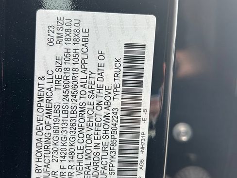 Used 2023 Honda Ridgeline Black Edition image 18