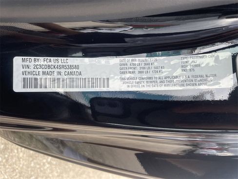 New 2025 Dodge Charger R/T w/ Quick Order Package 25M R/T image 25