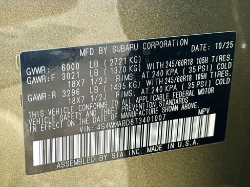 New 2026 Subaru Ascent Premium image 42