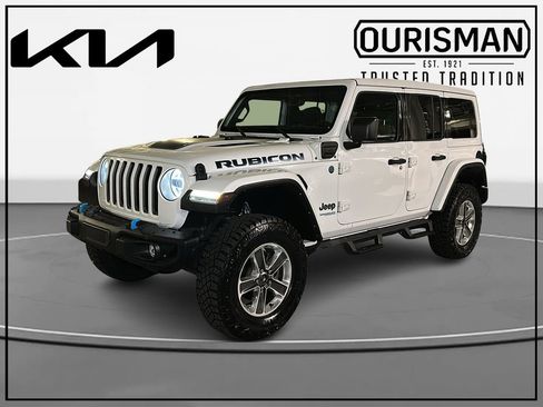 Used 2021 Jeep Wrangler Unlimited Rubicon 4xe w/ Steel Bumper Group AWD/4WD image 2