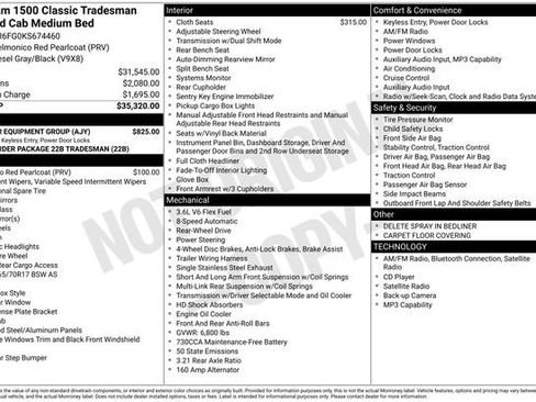 Used 2019 RAM 1500 Tradesman w/ Popular Equipment Group image 7