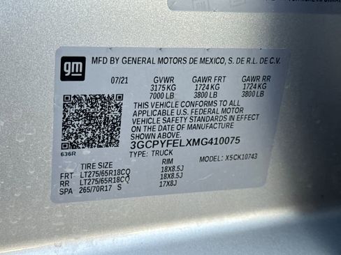 Used 2021 Chevrolet Silverado 1500 LT Trail Boss w/ Bed Protection Package image 28