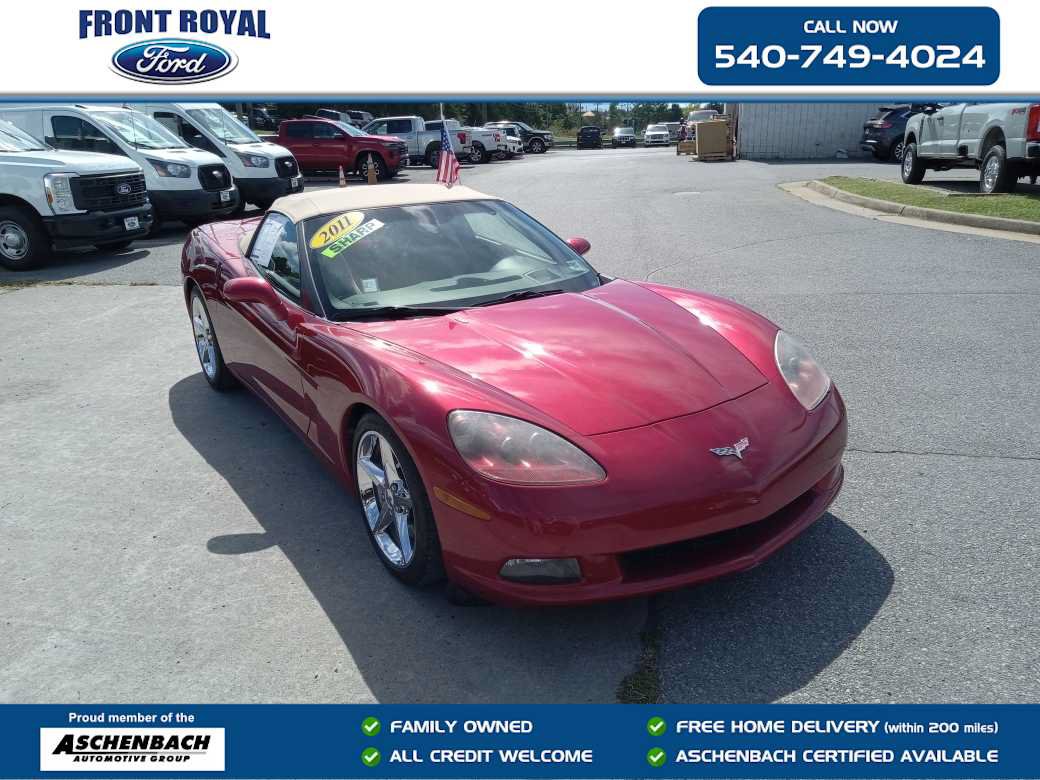 Used 2011 Chevrolet Corvette Convertible w/ Preferred Equipment Group RWD image 1