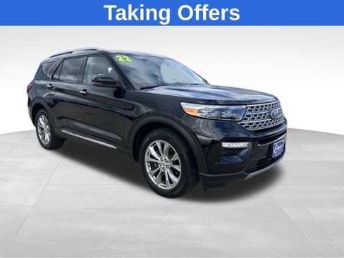 Used 2022 Ford Explorer Limited w/ Class IV Trailer Tow Package AWD/4WD image 1