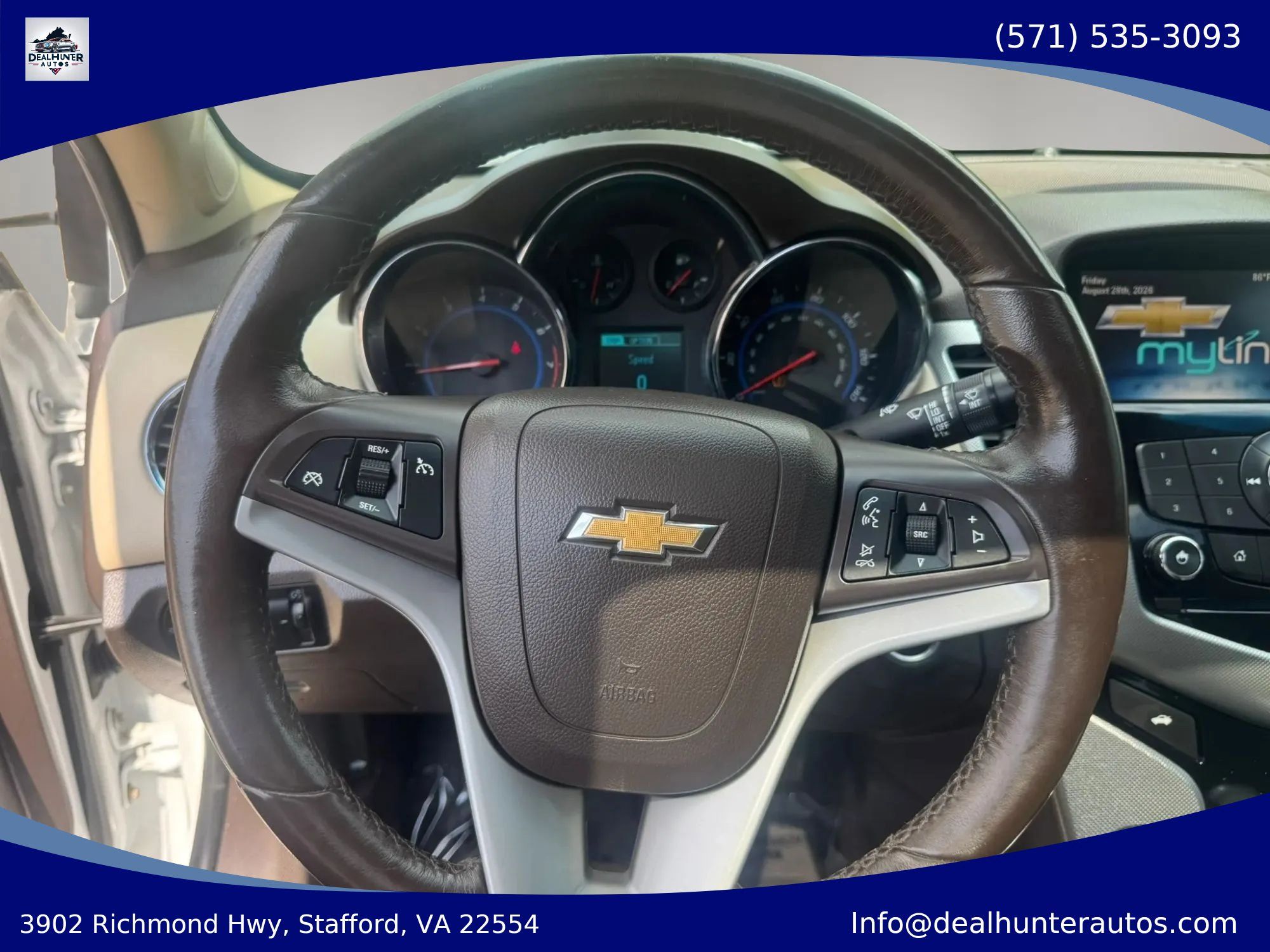 Used 2015 Chevrolet Cruze LTZ w/ Sun, Sound and Sport Package FWD image 26