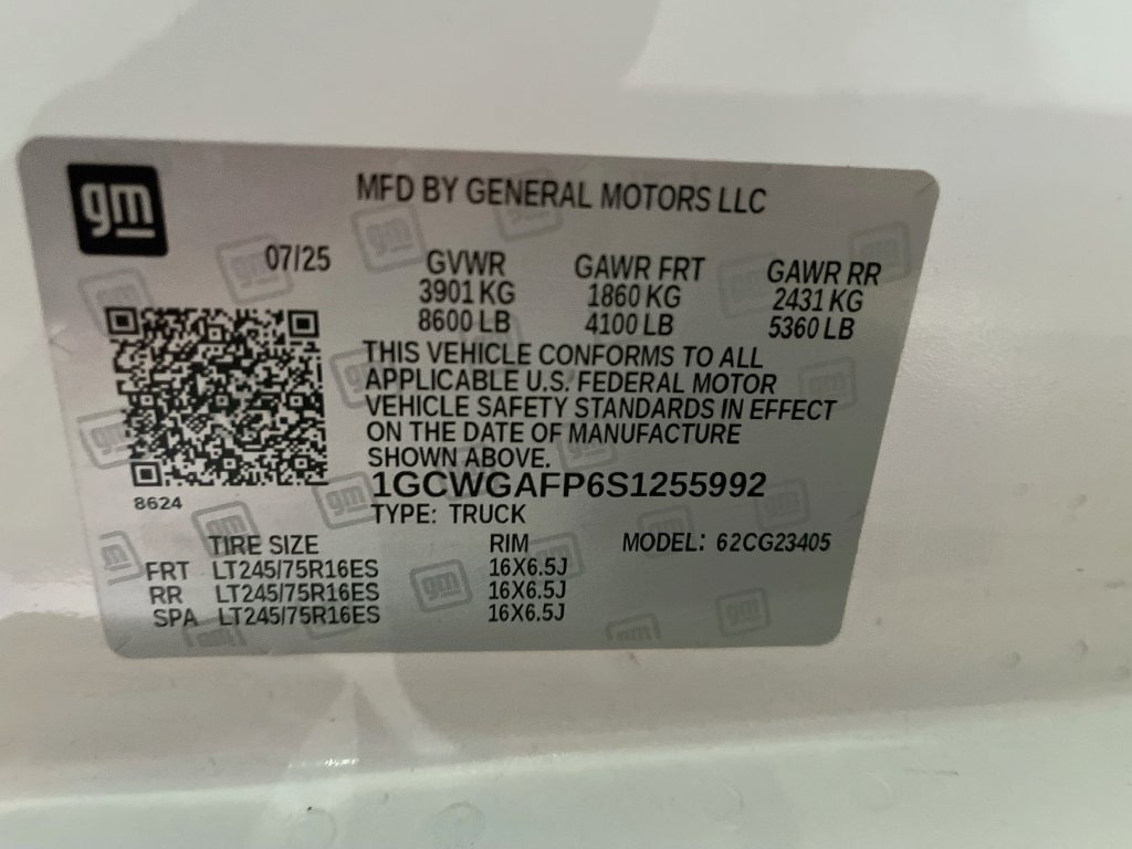 Used 2025 Chevrolet Express 2500 w/ Communications Package RWD image 29