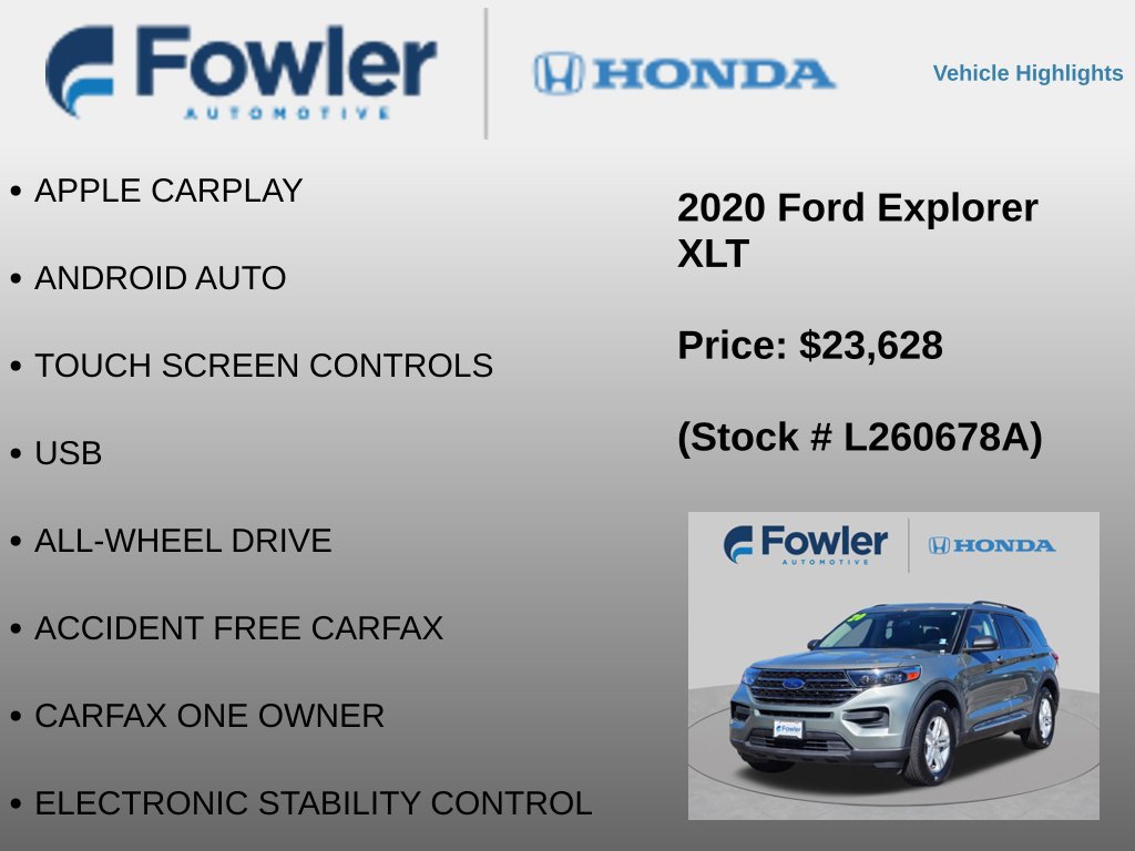 Used 2020 Ford Explorer XLT w/ Comfort Package AWD/4WD image 8