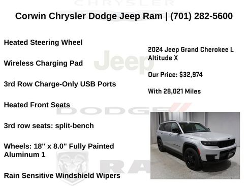 Used 2024 Jeep Grand Cherokee L Altitude image 40