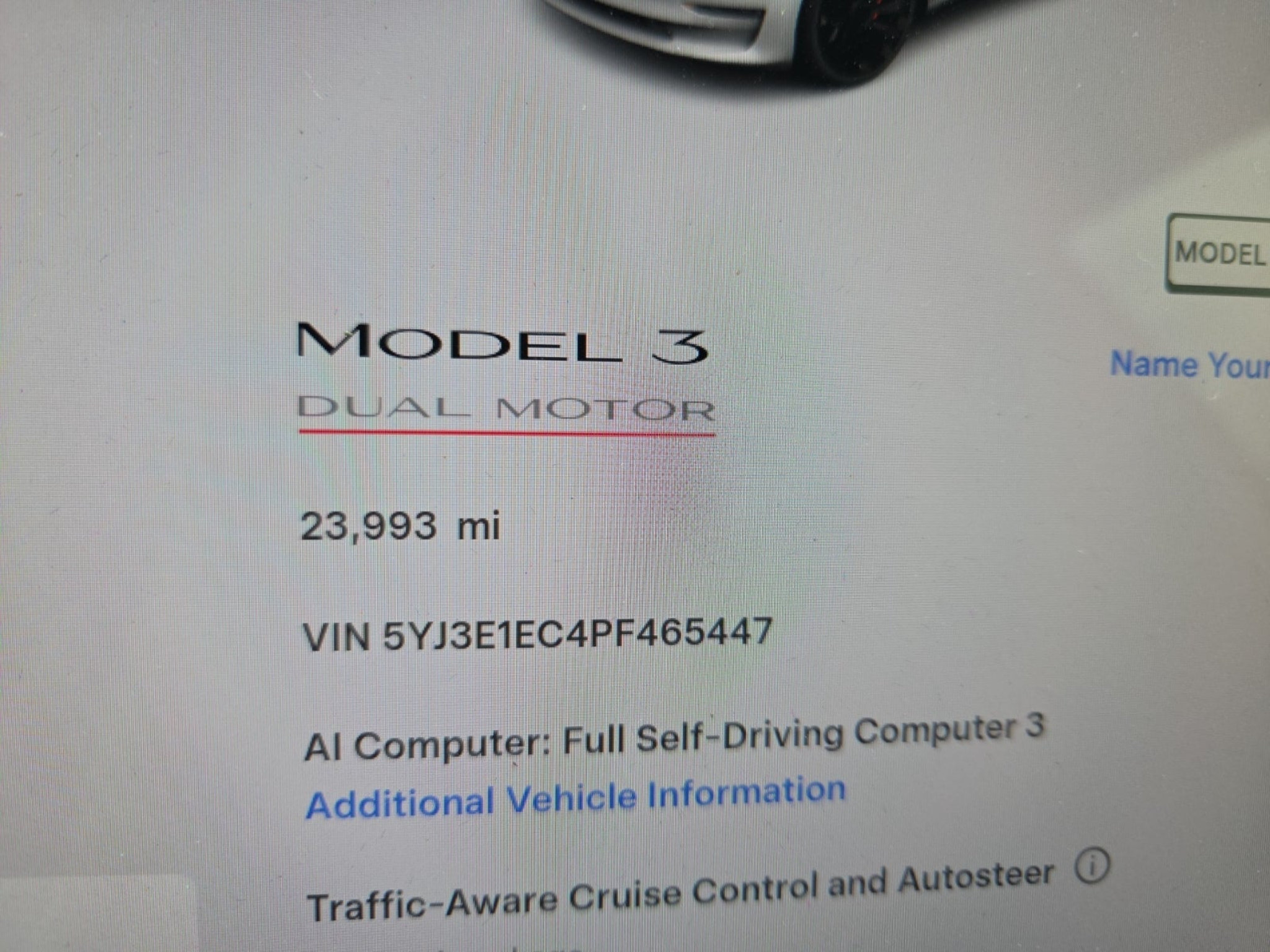 Used 2023 Tesla Model 3 Performance AWD/4WD image 3
