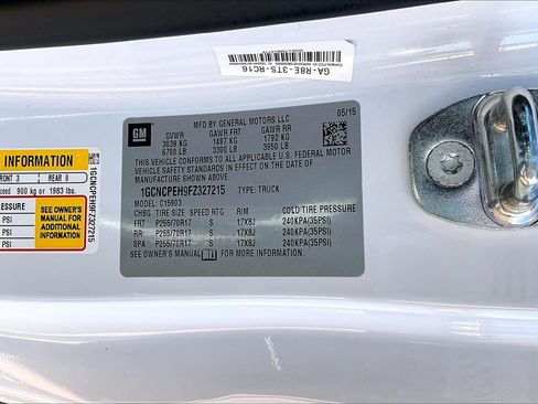Used 2015 Chevrolet Silverado 1500 W/T w/ WT Fleet Convenience Package RWD image 27