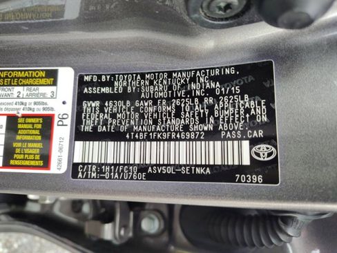 Used 2015 Toyota Camry LE image 21