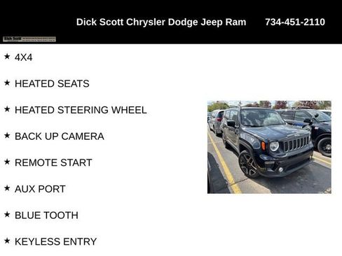 Used 2019 Jeep Renegade Latitude w/ Cold Weather Group AWD/4WD image 3
