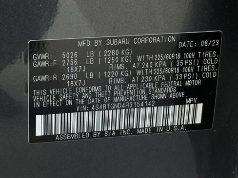 Used 2024 Subaru Outback Limited XT AWD/4WD image 26