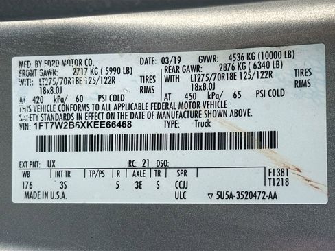 Used 2019 Ford F250 XLT w/ XLT Value Package image 21