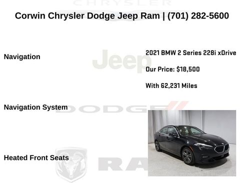 Used 2021 BMW 228i xDrive Gran Coupe w/ Convenience Package image 13