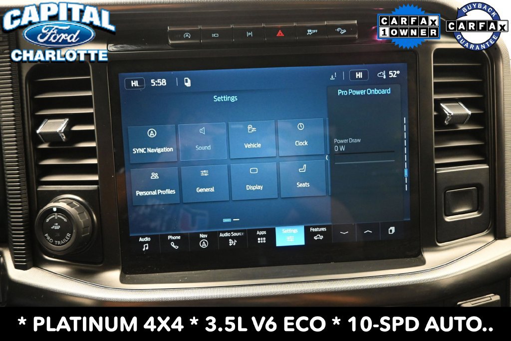Used 2024 Ford F150 Platinum w/ Equipment Group 702A High AWD/4WD image 14