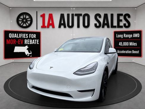 Used 2020 Tesla Model Y Long Range AWD/4WD image 1