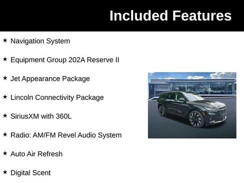 New 2026 Lincoln Nautilus Reserve w/ Jet Appearance Package AWD/4WD image 6