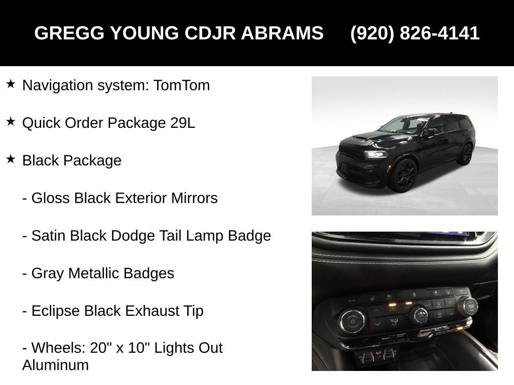 Used 2022 Dodge Durango SRT w/ Black Package AWD/4WD image 7