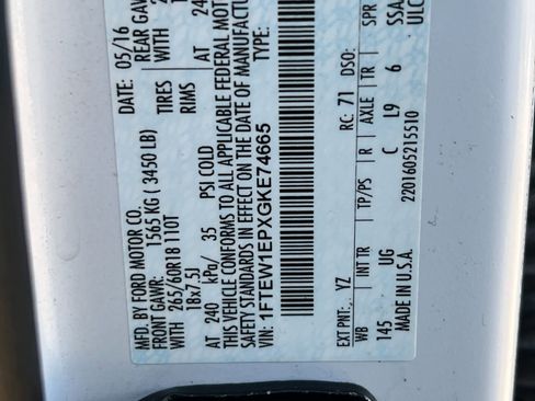 Used 2016 Ford F150 XLT w/ Equipment Group 302A Luxury image 28