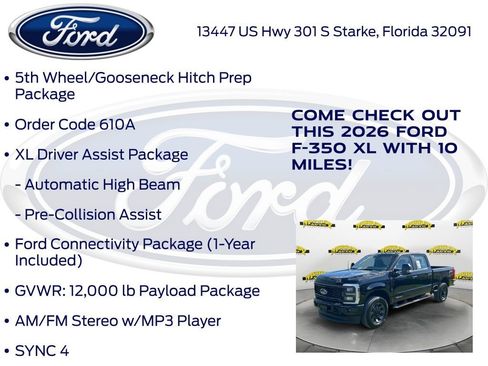 New 2026 Ford F350 XL w/ STX Appearance Package image 20