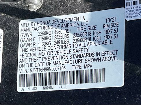 Used 2022 Honda CR-V EX-L image 32