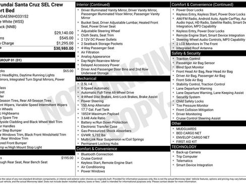 Used 2022 Hyundai Santa Cruz SEL image 7