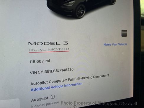 Used 2018 Tesla Model 3 Performance image 3