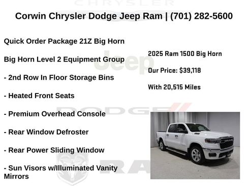 Used 2025 RAM 1500 Big Horn AWD/4WD image 6