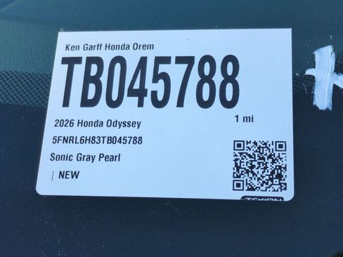 New 2026 Honda Odyssey Touring image 18