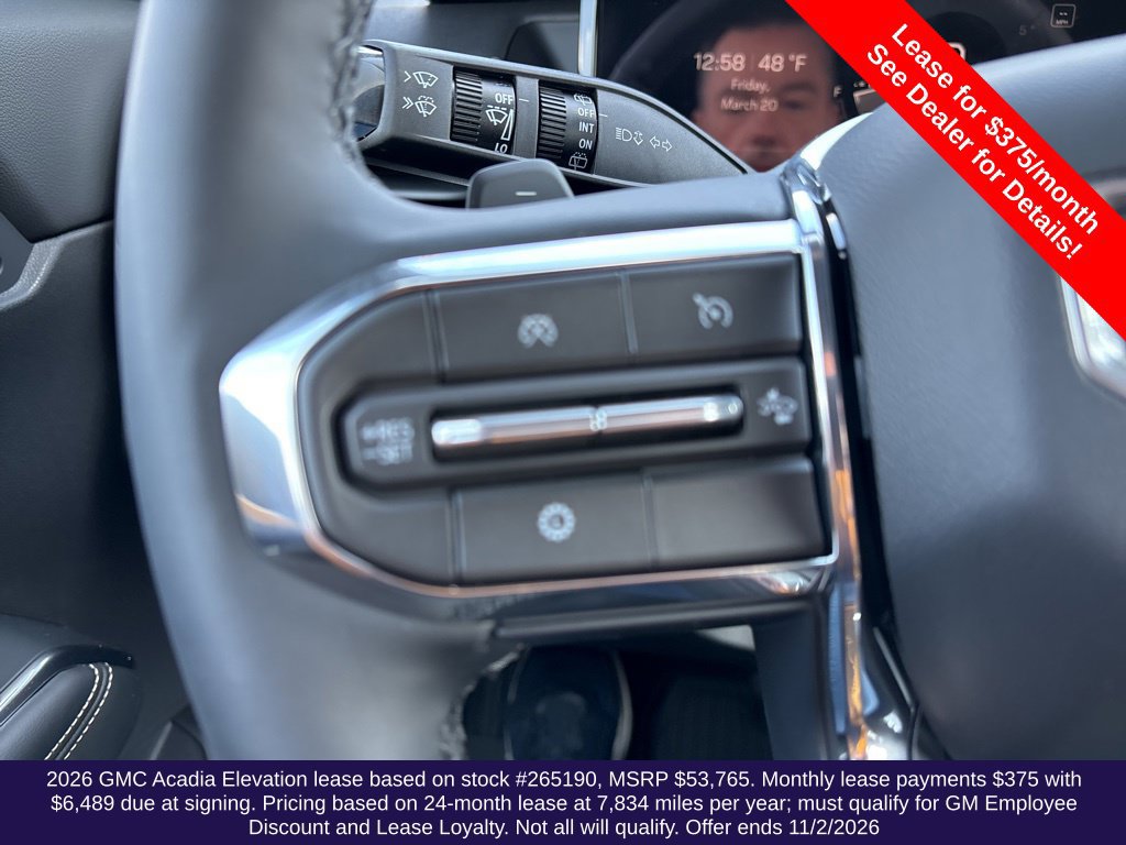 New 2026 GMC Acadia Elevation w/ Elevation Premium Package FWD image 32
