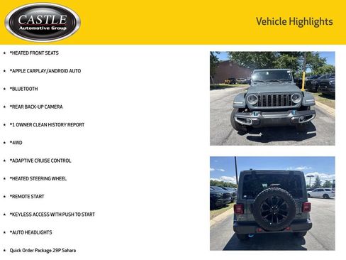 Used 2024 Jeep Wrangler Unlimited Sahara AWD/4WD image 3