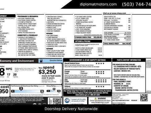 Used 2022 Chevrolet Silverado 1500 Custom image 2