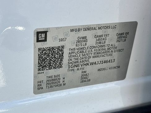 Used 2018 Chevrolet Traverse LT w/ LPO, Floor Liner Package AWD/4WD image 53