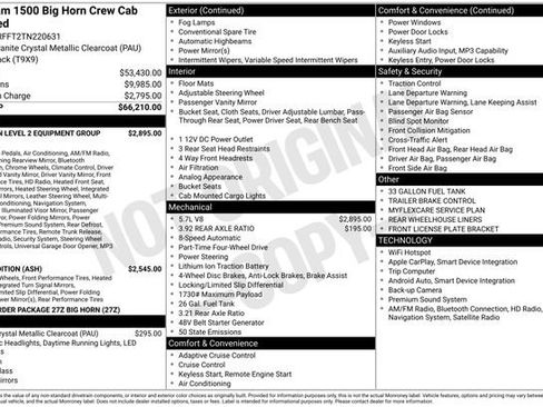 Used 2026 RAM 1500 Big Horn AWD/4WD image 7