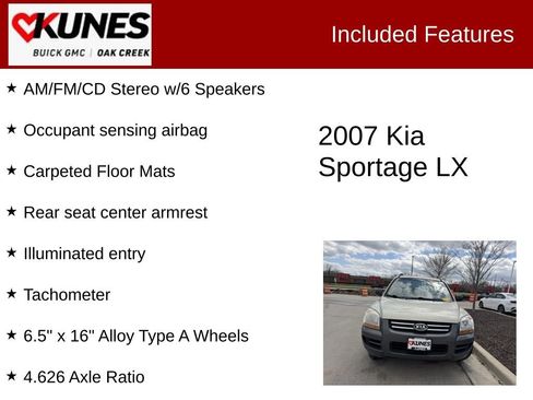 Used 2007 Kia Sportage LX image 2