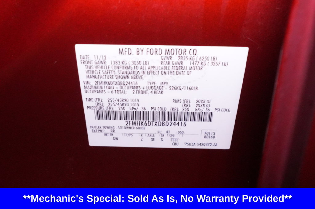 Used 2013 Ford Flex Limited AWD/4WD image 43