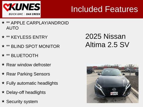 Used 2025 Nissan Altima 2.5 SV image 2