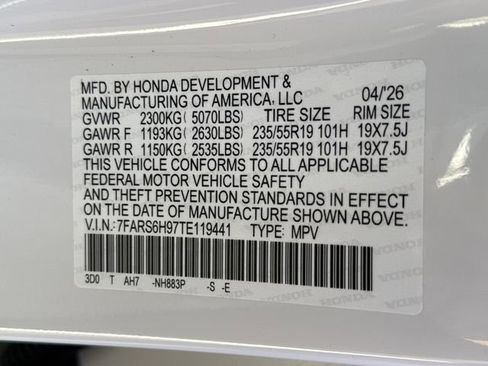 New 2026 Honda CR-V Sport Touring image 21